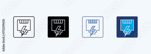 Master Ethernet Multiple Style Icon Collection