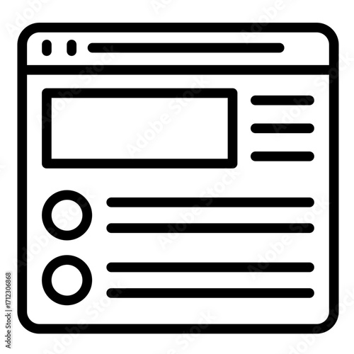 Website  Icon Element For Design	
