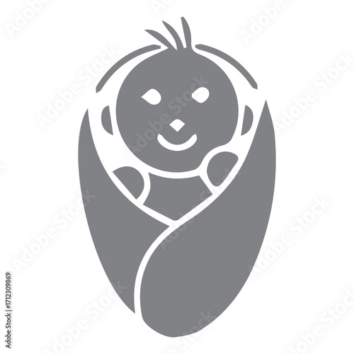 Newborn Baby Stencil