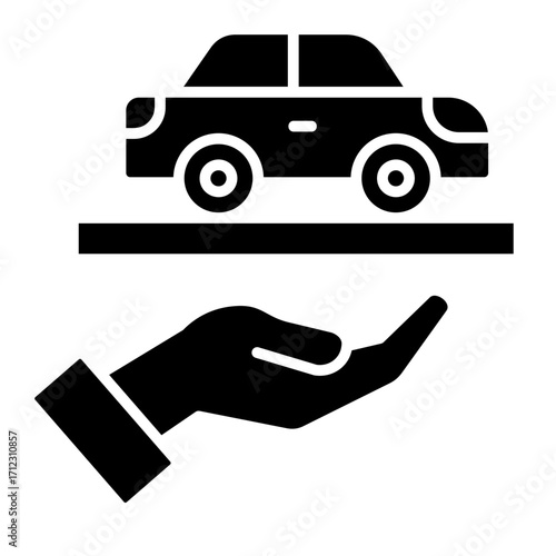 Car  Icon Element For Design	