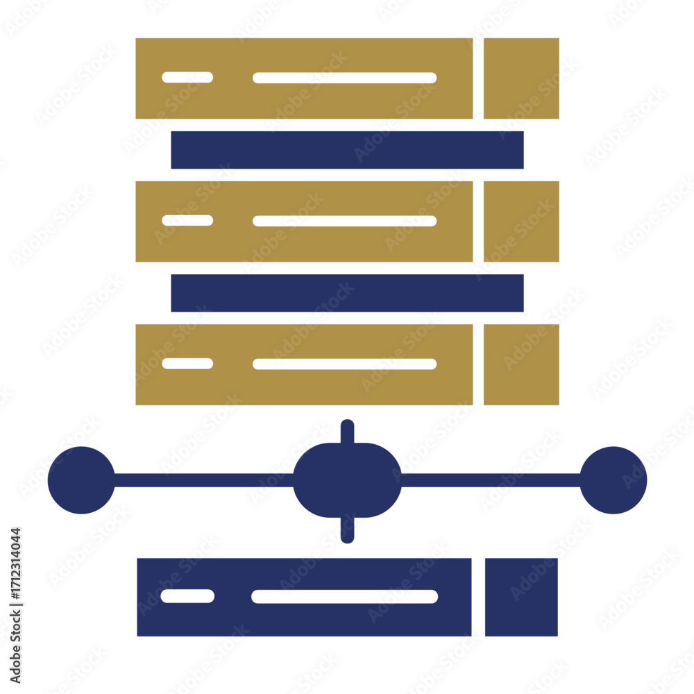 Obraz premium Server Icon Element For Design 