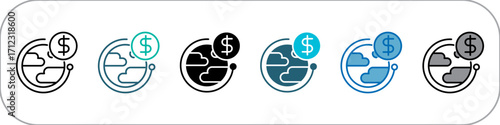 Trade Single Icon Pack Multistyle Illustration