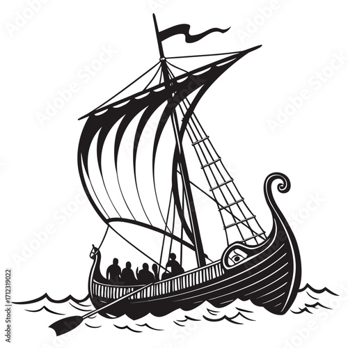 pirate ship silhouette