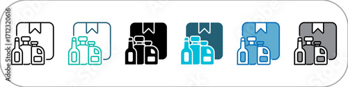 Goods Single Icon Pack Multistyle Illustration