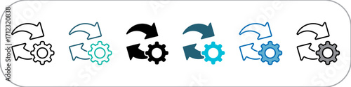 Exchange Single Icon Pack Multistyle Illustration