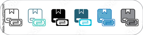 Transaction Single Icon Pack Multistyle Illustration