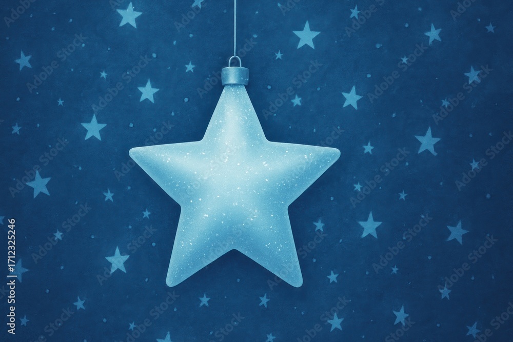 Obraz premium Glowing starry night decoration