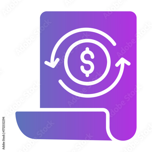 billing Gradient icon
