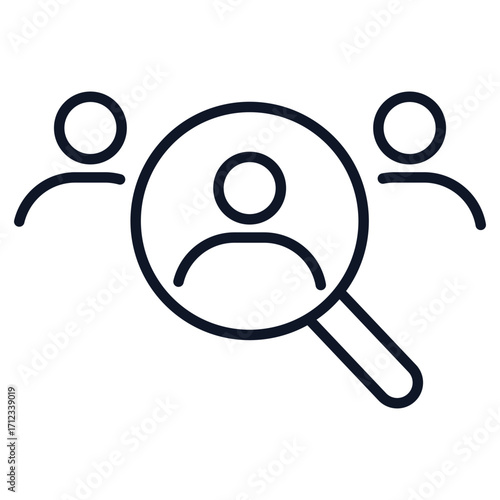 Human Resources Search Icon