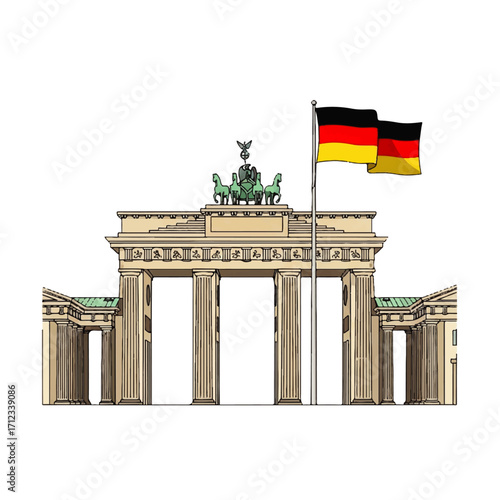 brandenburg gate berlin germany