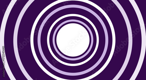 Abstract flat vector background with circular shapes in purple tones  