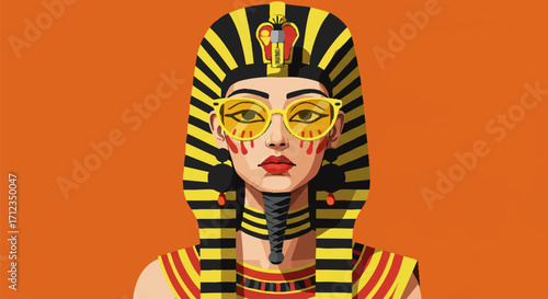 Egyptian Pharaoh Portrait