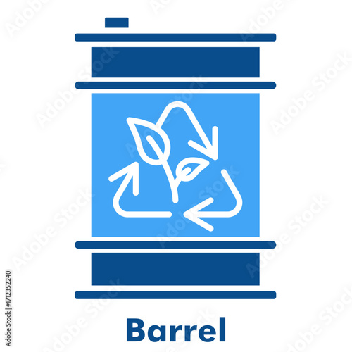 Barrel Duo Tone Vector Icon