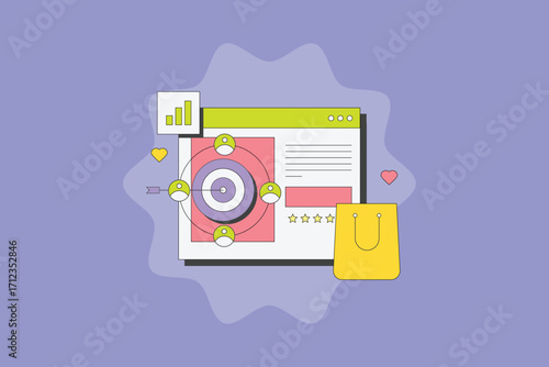 eCommerce business using targeted marketing campaigns based on audience demographics and customer behavior to drive higher conversions and sales.