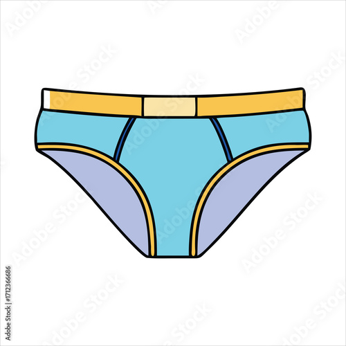 vector illustration of a bikini