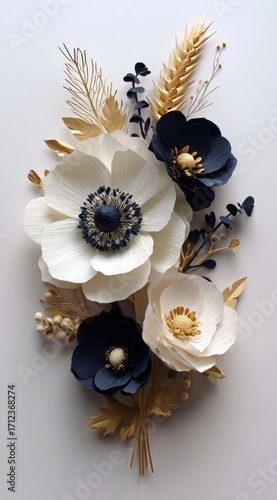 white flowers in a vase