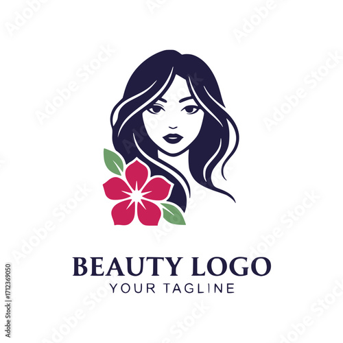 Vector logo design for women