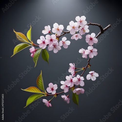 Wallpaper Mural pink flowers of  cherry blossom Torontodigital.ca