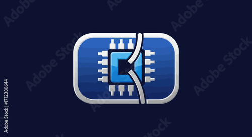Broken computer chip icon representing a circuit failure or system malfunction.