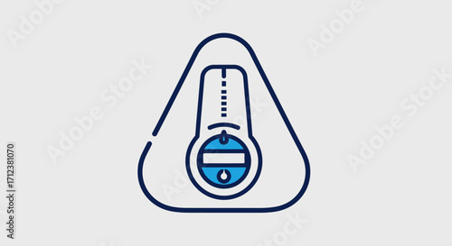 Water level indicator gauge measurement device.
