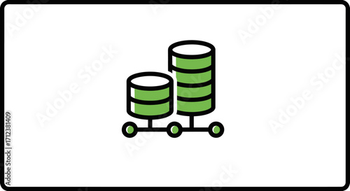 Database Network System Data Storage Servers.