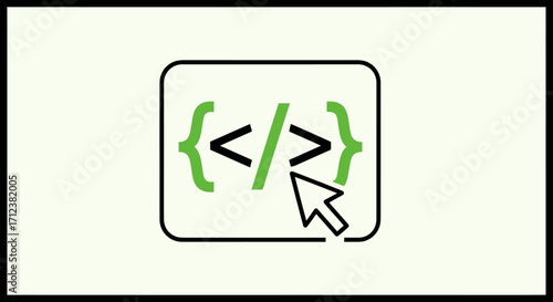 Code editor cursor clicking brackets.