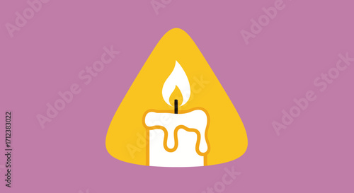 Candlelight warm glow flickering flame simple candle peaceful scene.