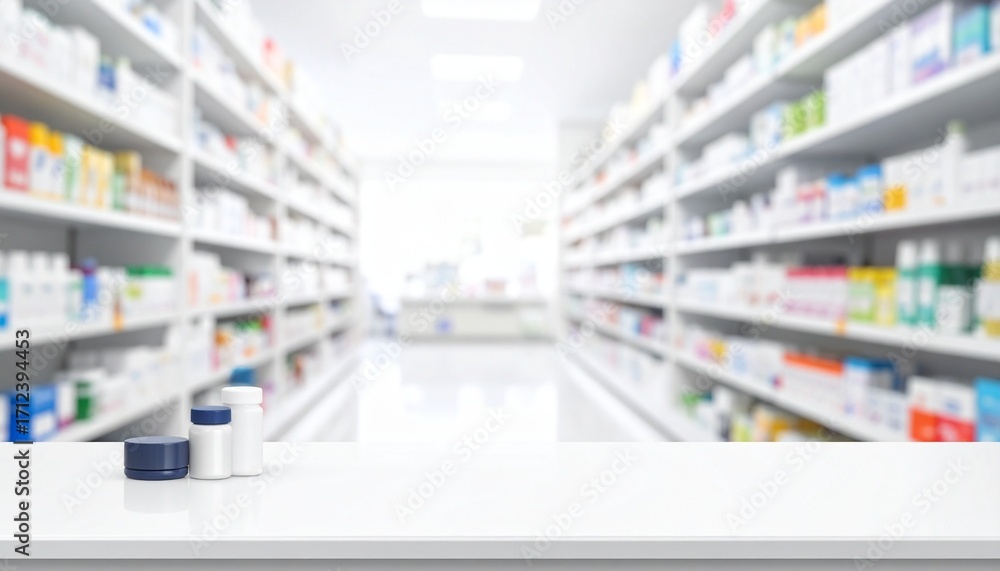 custom made wallpaper toronto digitalA softly blurred pharmacy aisle—lined with shelves of colorful health products and personal care items—evokes crafted order, symbolic wellness, and the rhythm of everyday healing environments.