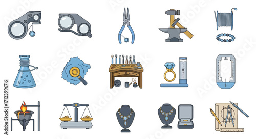 Jewelry Making Tools and Equipment - A Comprehensive Collection.