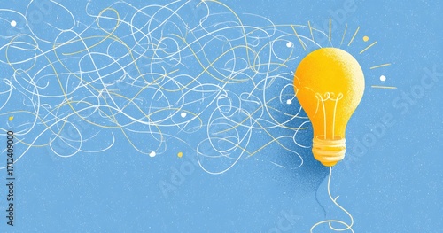 From Chaos to Clarity a Bright Idea Emerges.