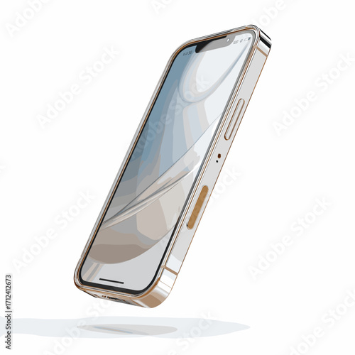 Modern Smartphone Case with Metallic Accents and a Sleek Design, Ideal for Protection and Style