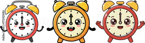 Cute Cartoon Alarm Clocks Time Flies When You're Having Fun!