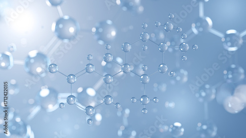 Fotografi radafaxine molecular structure 3d, antidepressant structural chemical formula vi