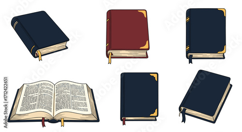 Collection of diverse books each with a unique cover and binding.