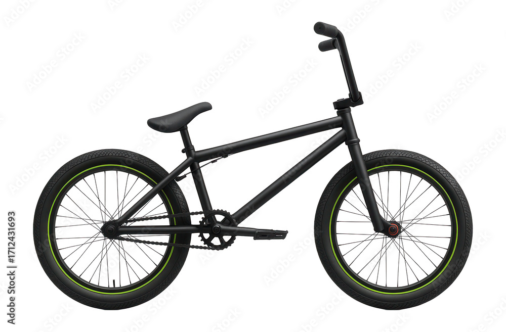 Obraz premium BMX bike with a double-wall rim construction and high-pressure tires