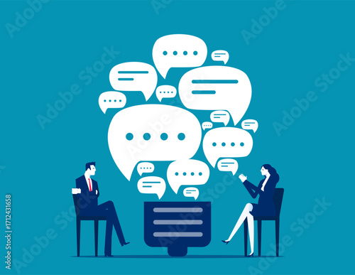 Brainstorming. Idea sharing to find a solution