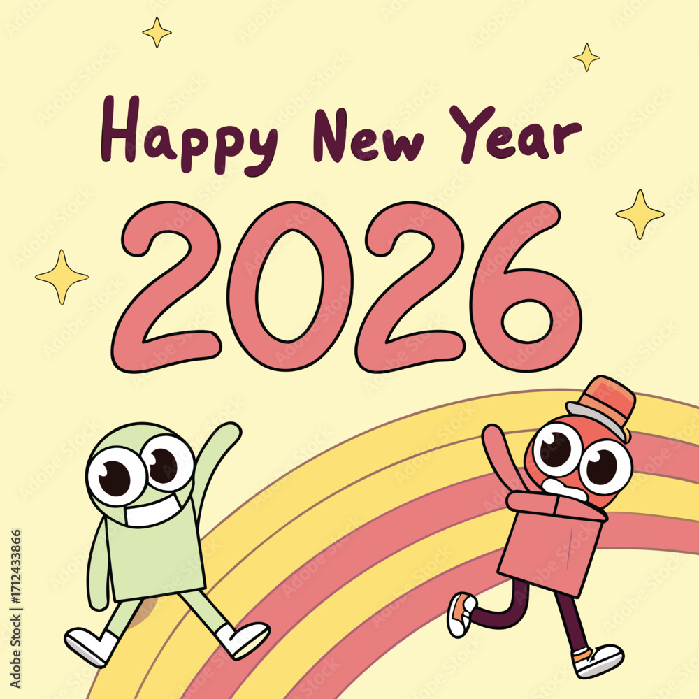 Fototapeta premium happy new year 2026