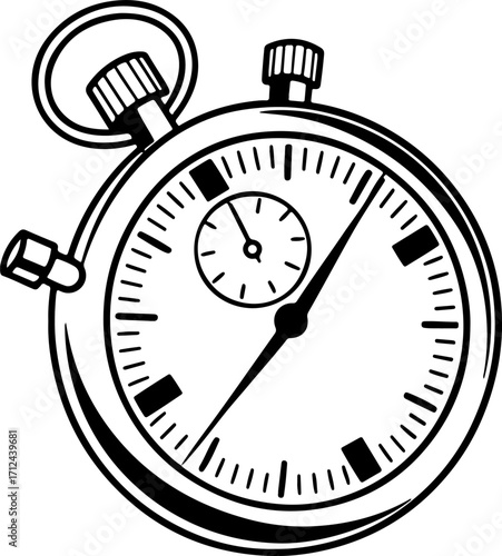 stopwatch vector illustration