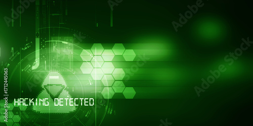 
2d illustration Cyber crime and internet privacy hacking. Network security, Cyber attack, Computer Virus, Ransomware, and Malware Concept
