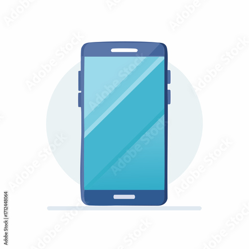 Modern smartphone device with a large touch screen, sleek design, and user-friendly interface, perfect for communication and entertainment