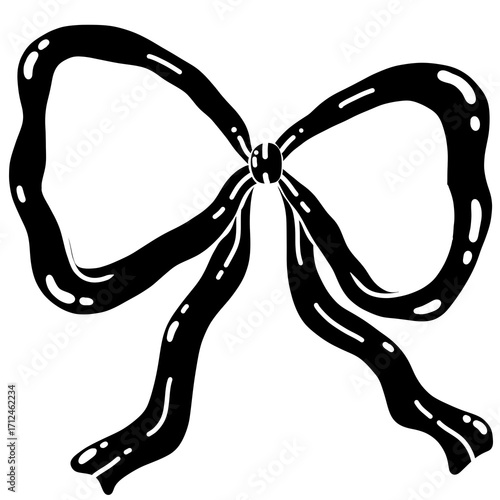 Black bow