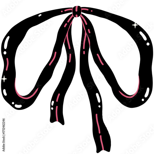 Black bow