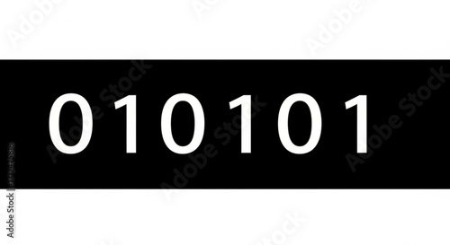 Binary code pattern of zeros and ones, representing digital information, data processing, and the foundation of computer systems