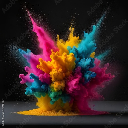 abstract colorful background with space