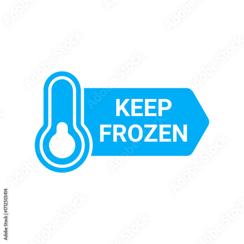 Frozen Product Cold Shipping Symbol