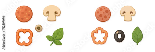 Colorful vegetables and toppings for a fun pizza-making activity with kids in a kitchen setting