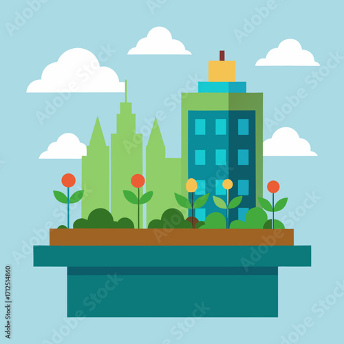 Isometric 3D City – Combinable Modular City Elements