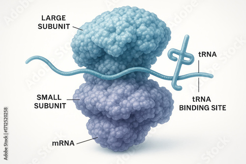 Ribosome Structure and Function Diagram