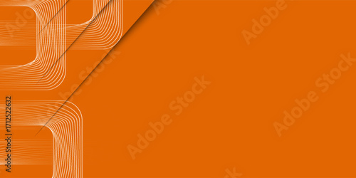 Orange abstract background. Minimal pattern. Vibrant gradient geometric lines. Modern design. Suit for banner, cover, business, flyer, poster, website, brochure, corporate episode 10