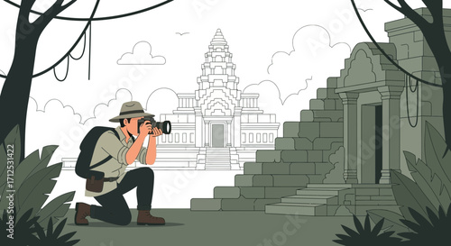 Exploring The Ancient Temple:  A Photographer Captures Historical Architectural Beauty